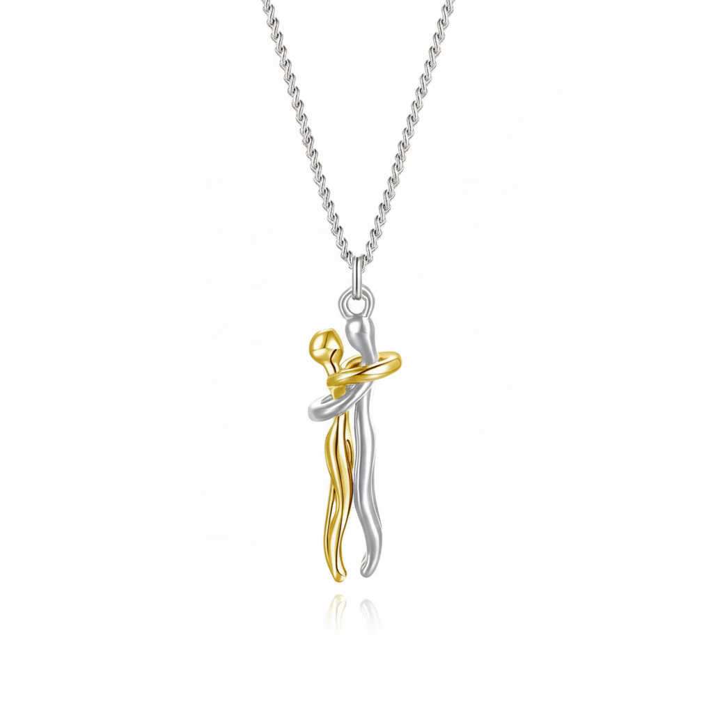 Always Held — Parent & Child Hug Necklace