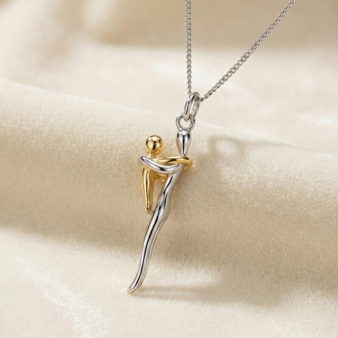 Always Held — Parent & Child Hug Necklace