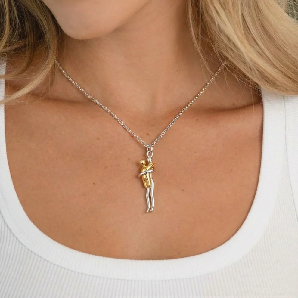 Always Held — Parent & Child Hug Necklace